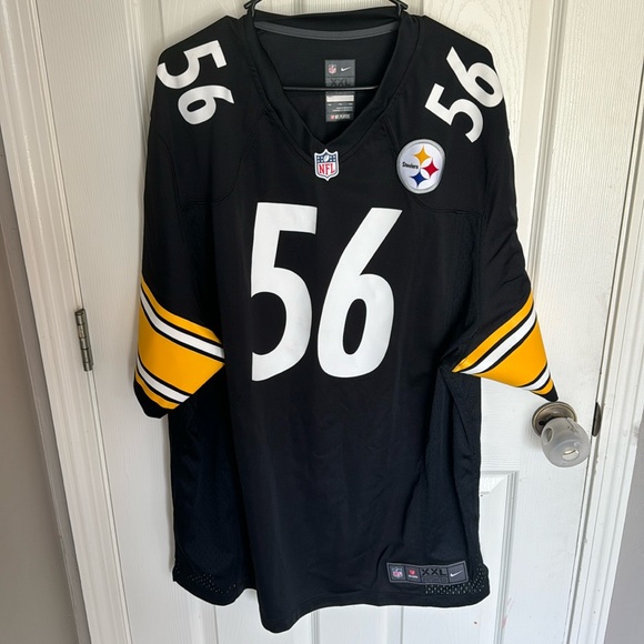 Nike Other - Nike Pittsburgh Steelers XXL woodley 56 jersey